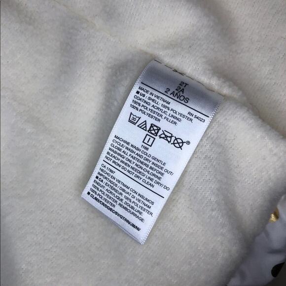 Old Navy Toddler Polka Dot Puffer Vest size 2T - Picture 5 of 5